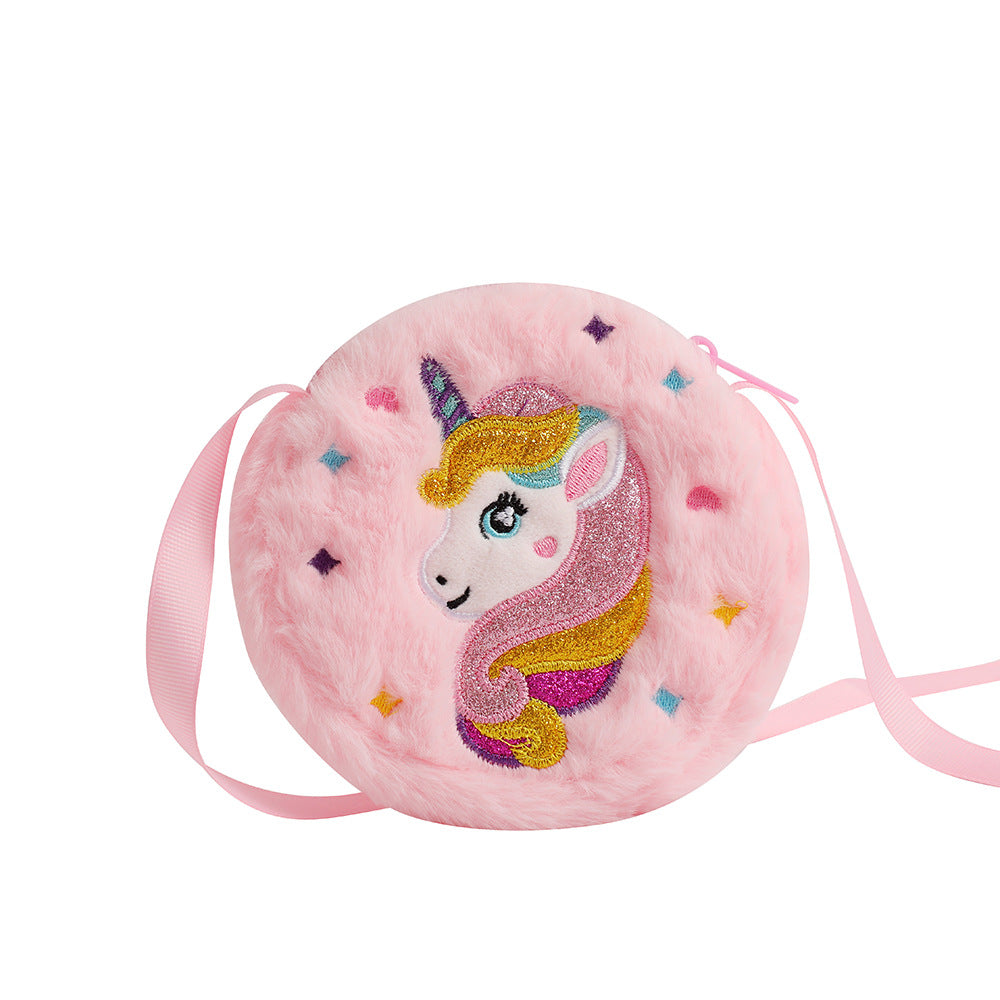 Wholesale New Unicorn Plush Shoulder Bag Cute Shoulder Crossbody Bag